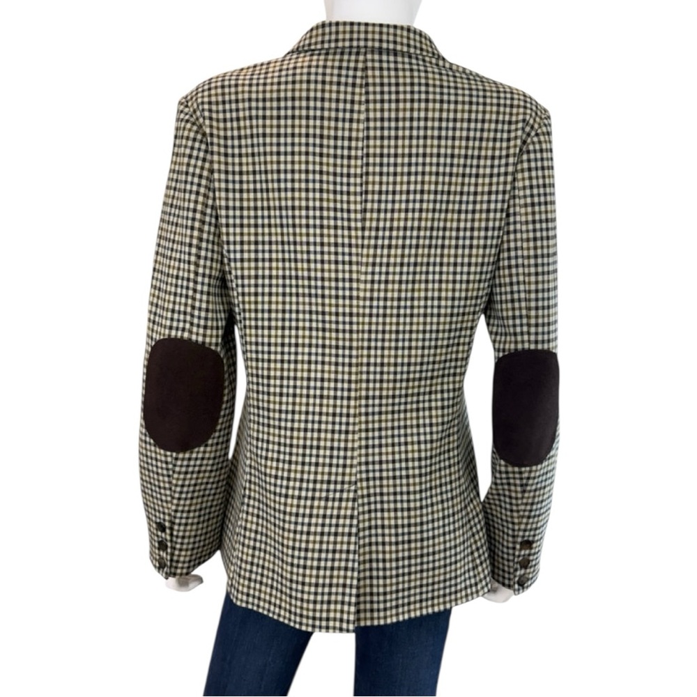 Robert Kitchen Vintage Plaid Blazer Jacket Size 8 M0751 - Picture 3 of 14
